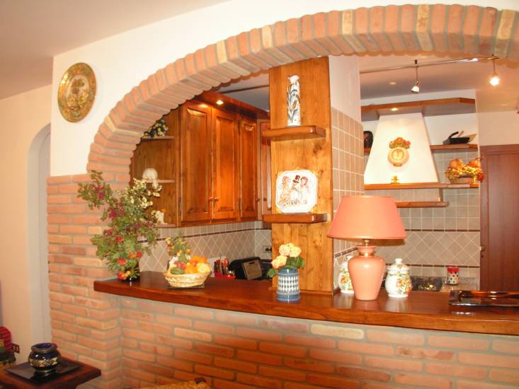Cucina su misura artigianale in legno, Cucina