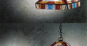 Lampadario, applique, piantana artigianale in ferro battuto 6.